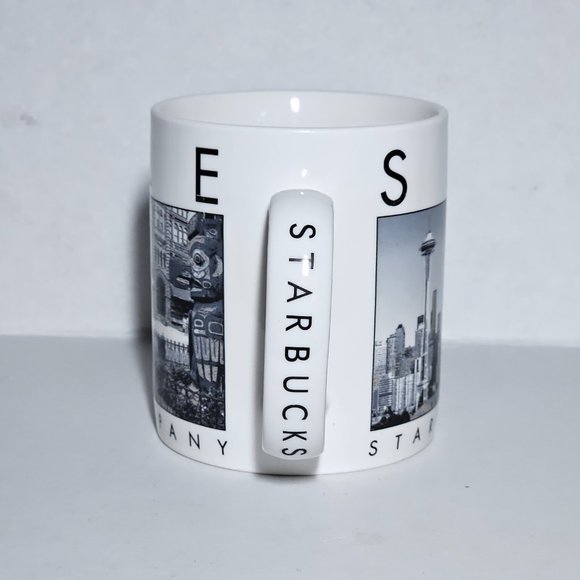 STARBUCKS City Scenes Series Coffee Cup - Mug - Seattle - 2003 - Oversize 18 oz - Picture 5 of 9